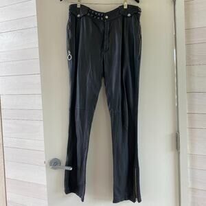 Moschino Leather Studded Pants